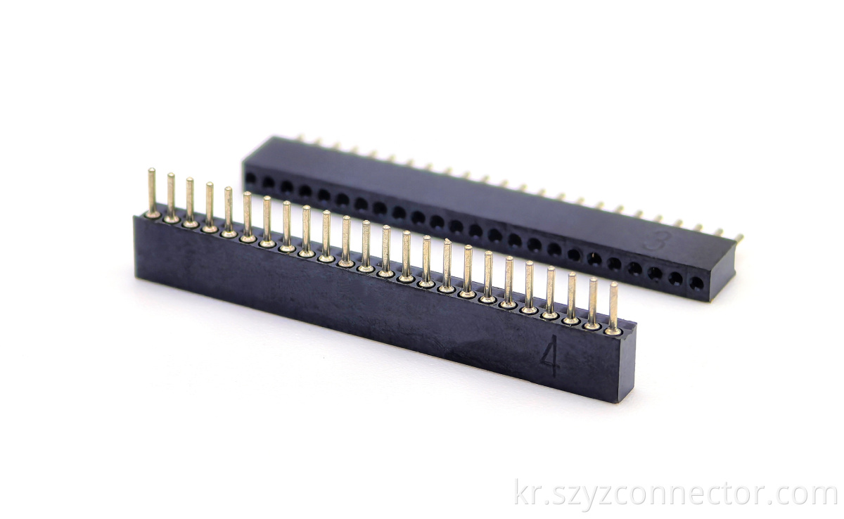 1.27mm Pitch Machined Female header